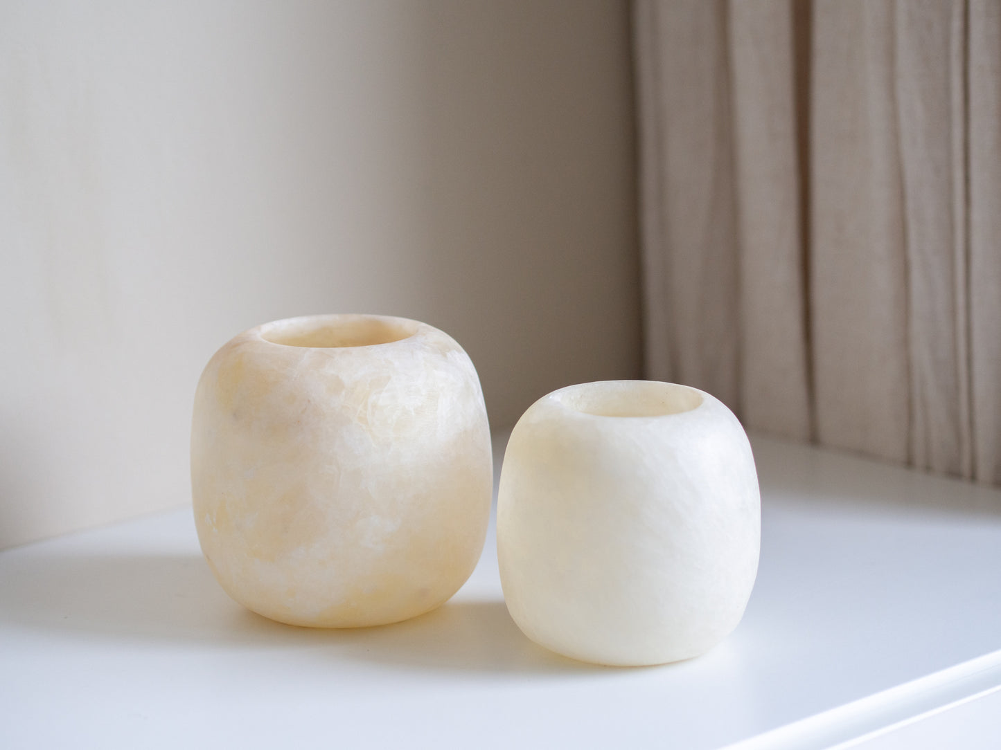 Alabasters | Waxinelichthouders