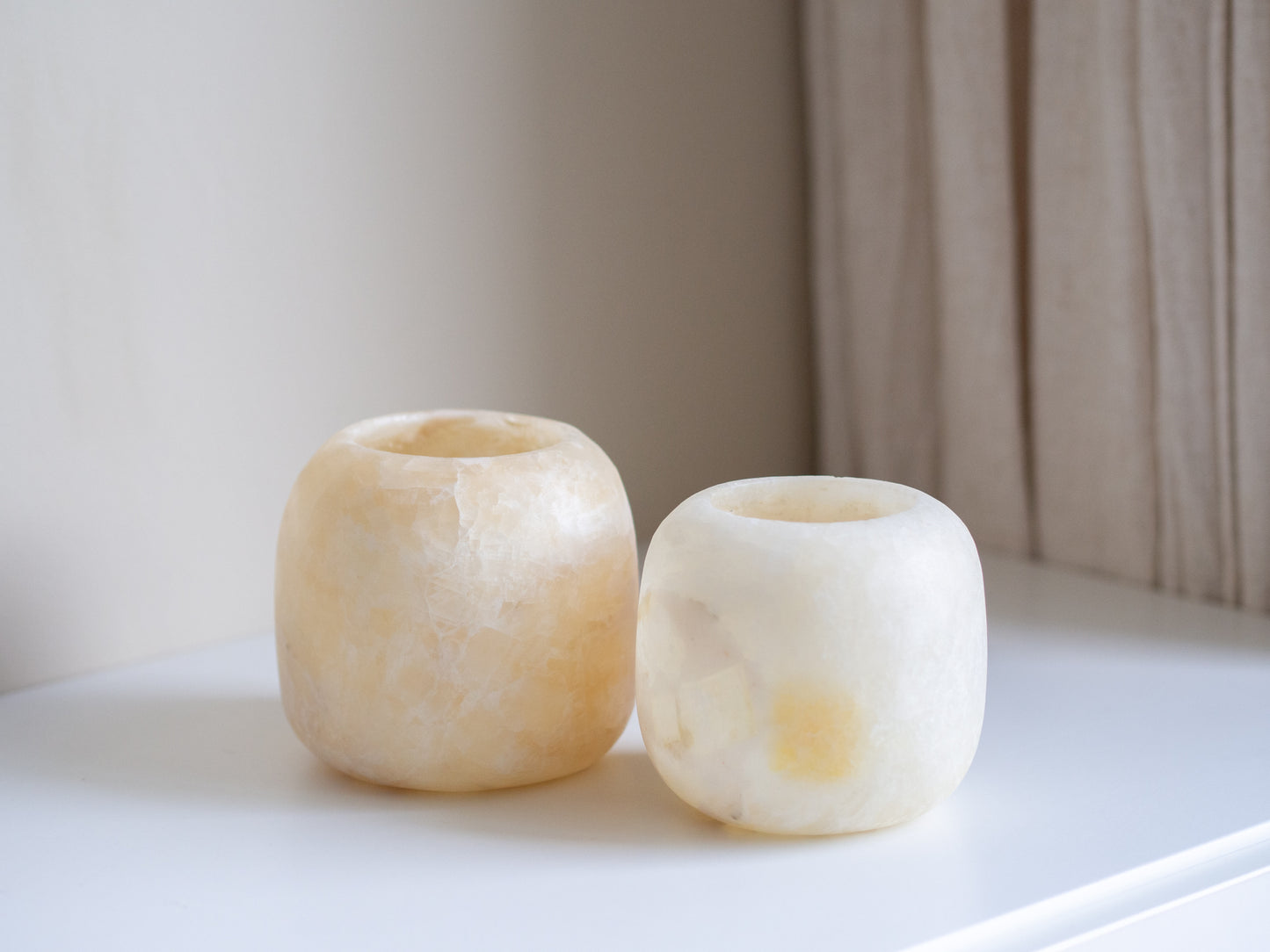 Alabasters | Waxinelichthouders