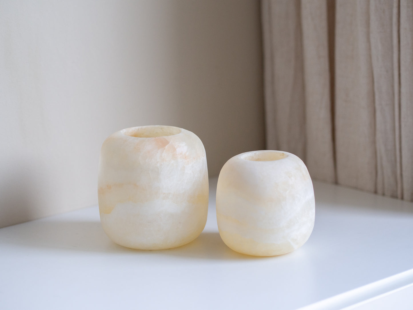 Alabasters | Waxinelichthouders