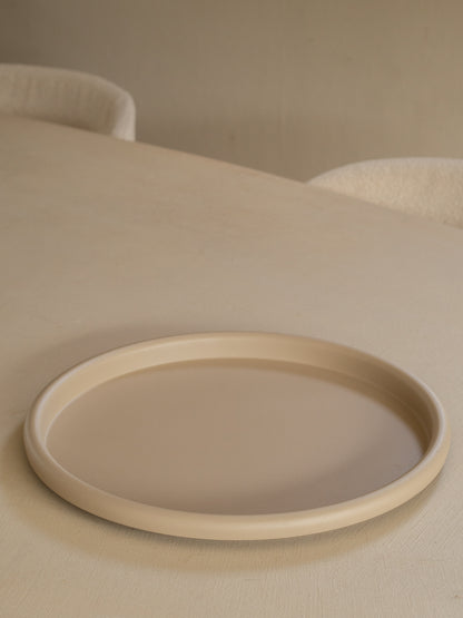 dienblad rond beige Ø38cm
