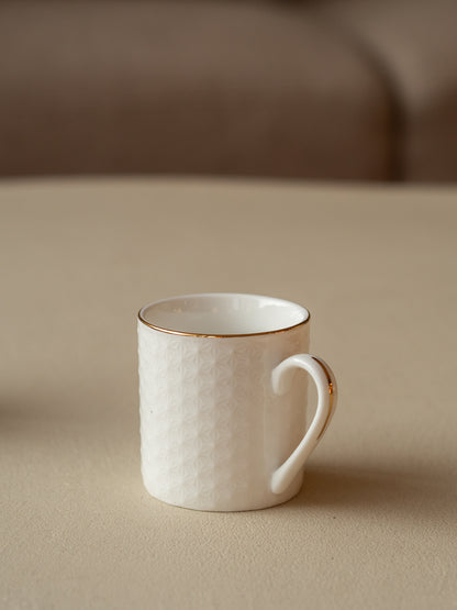 mok espresso wit goud