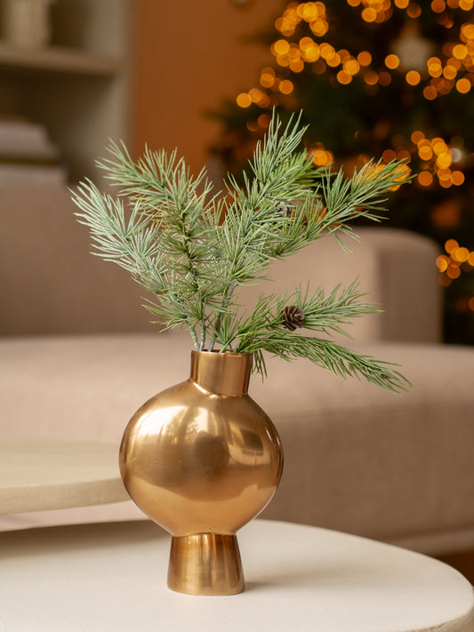 Vaas | Goud incl. dennentakje