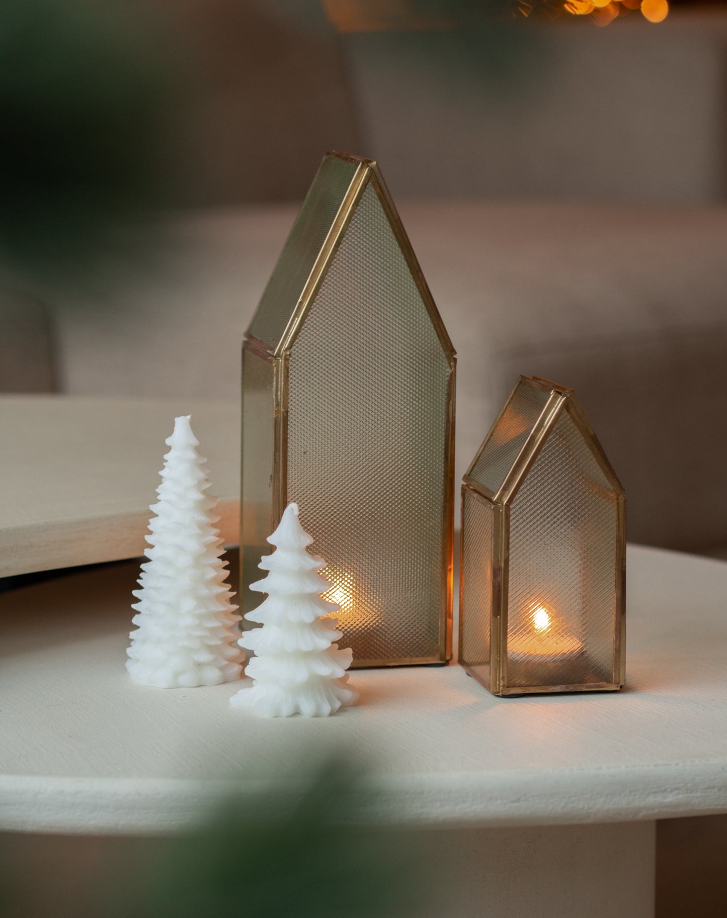 Huisjes | Glas | Goud