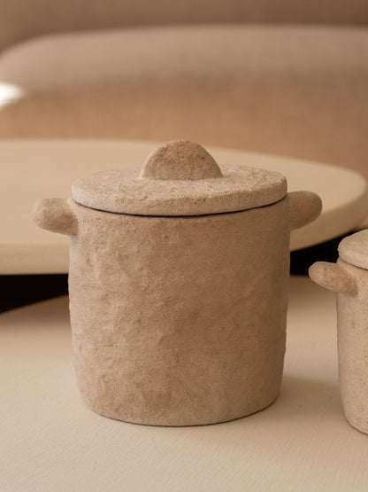 voorraad pot beige
