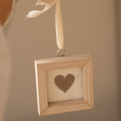 lijstje hout hart