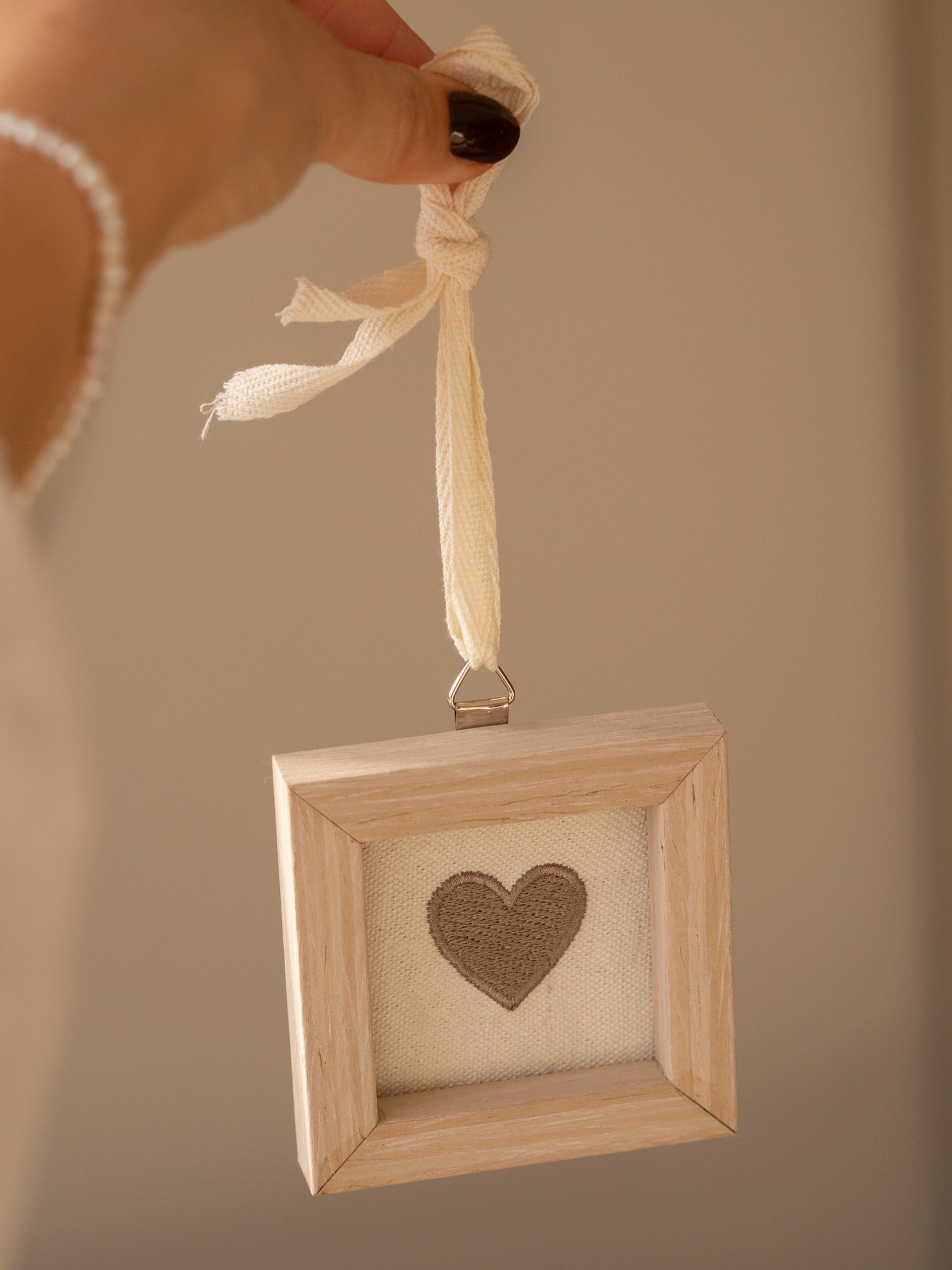fotolijstje 5x5 cm hout
