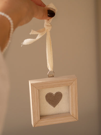 fotolijstje 5x5 cm hout