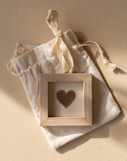 fotolijstje 5x5 cm hout