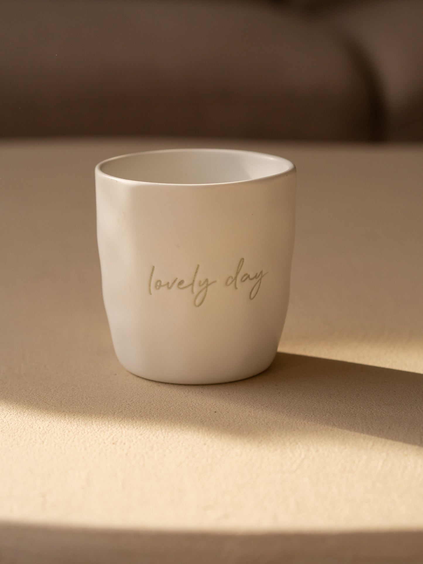 koffiemok 7,7x7,7cm 200ml keramiek madelief