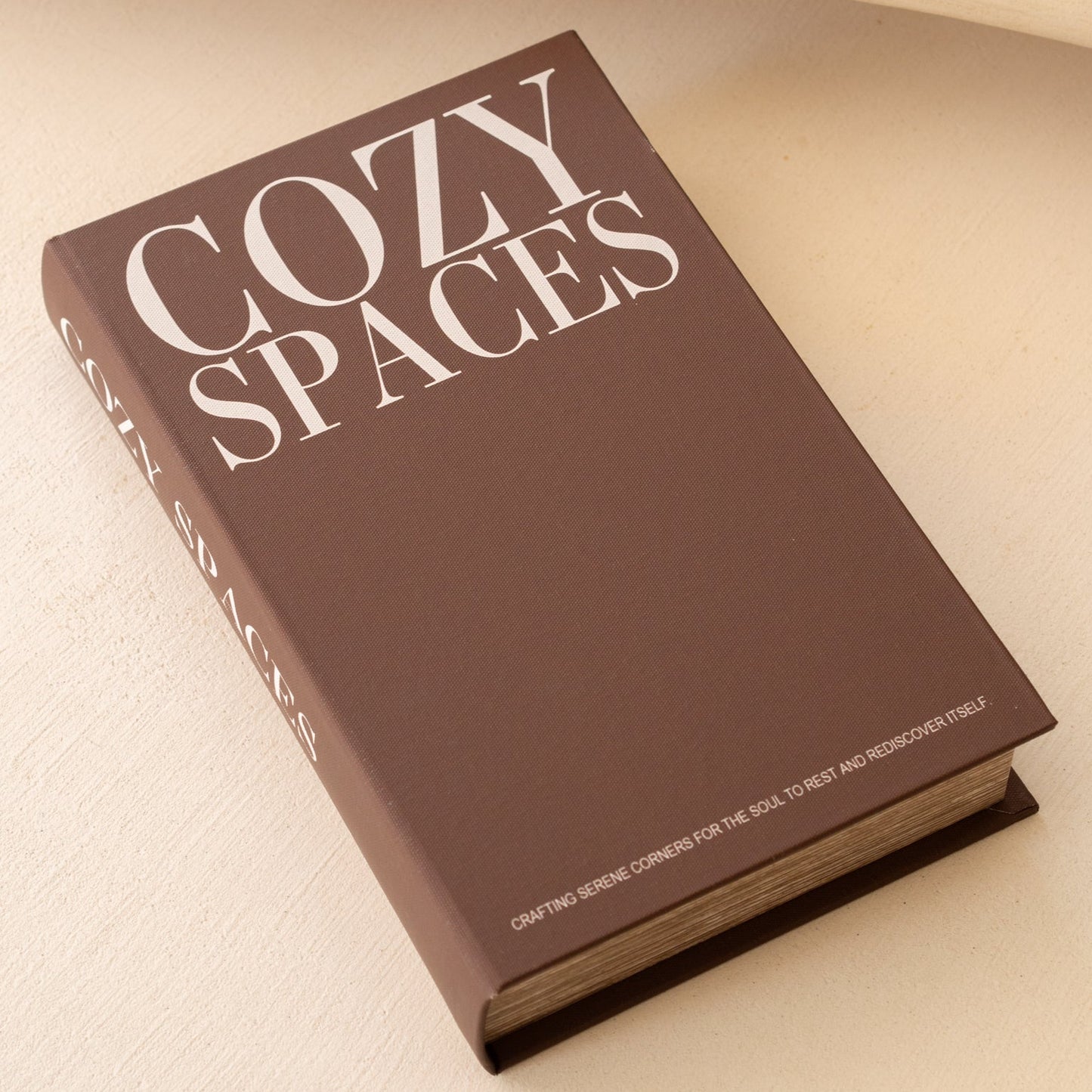 Opbergboek bruin cozy spaces