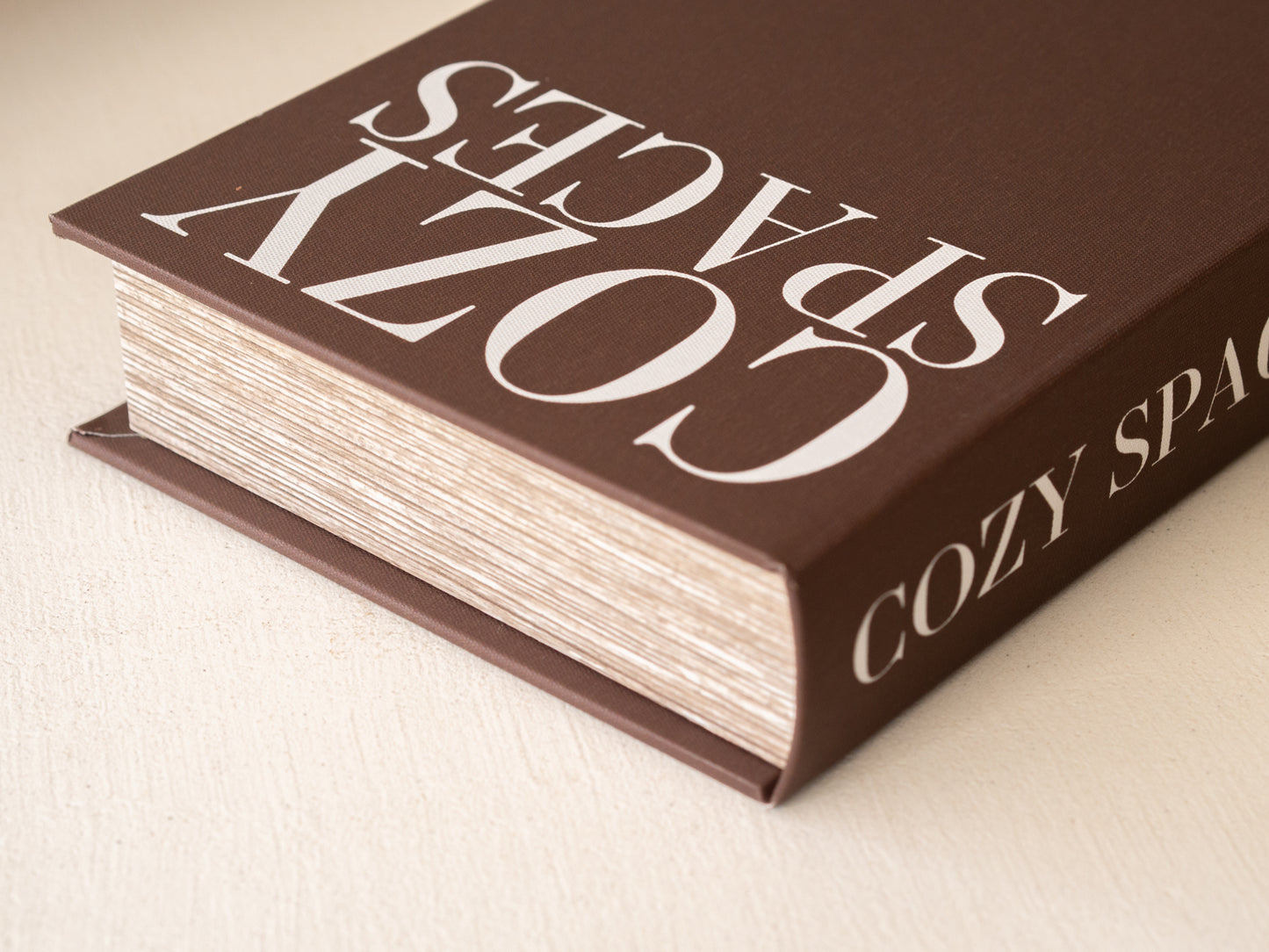 Opbergboek bruin cozy spaces