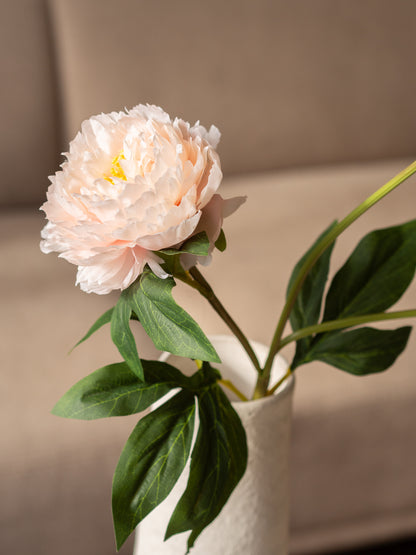 zijden bloem pioen roos