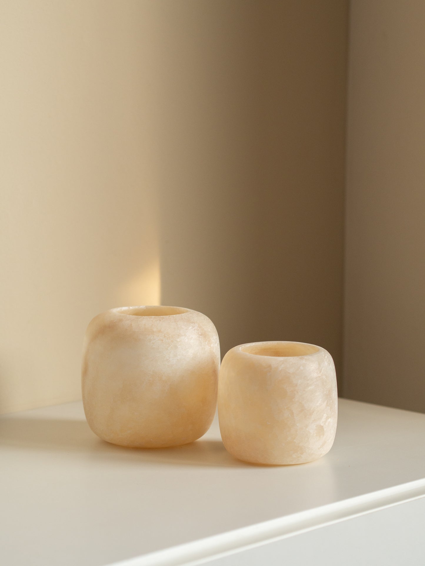 Alabasters | Waxinelichthouders