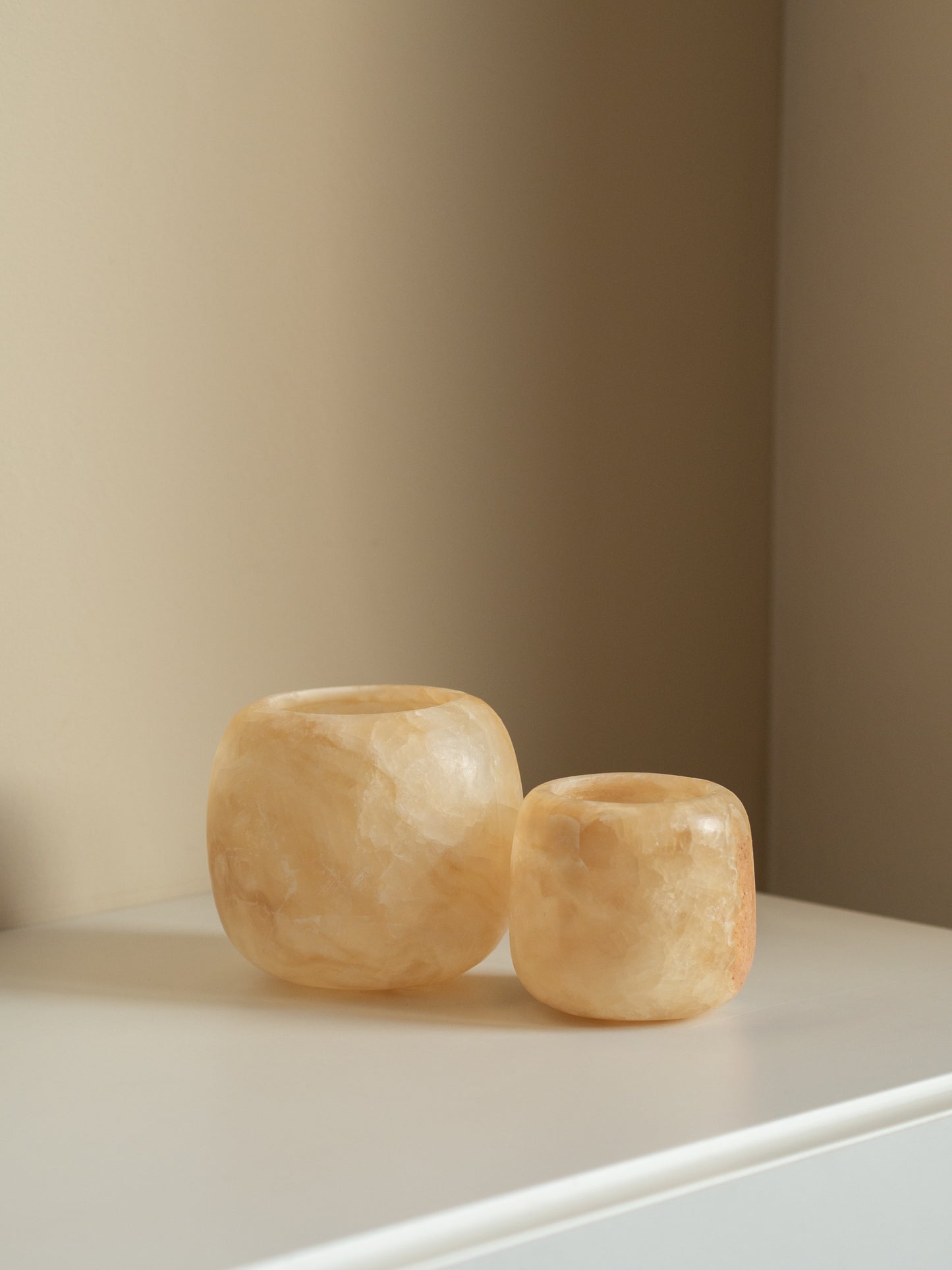 Alabasters | Waxinelichthouders