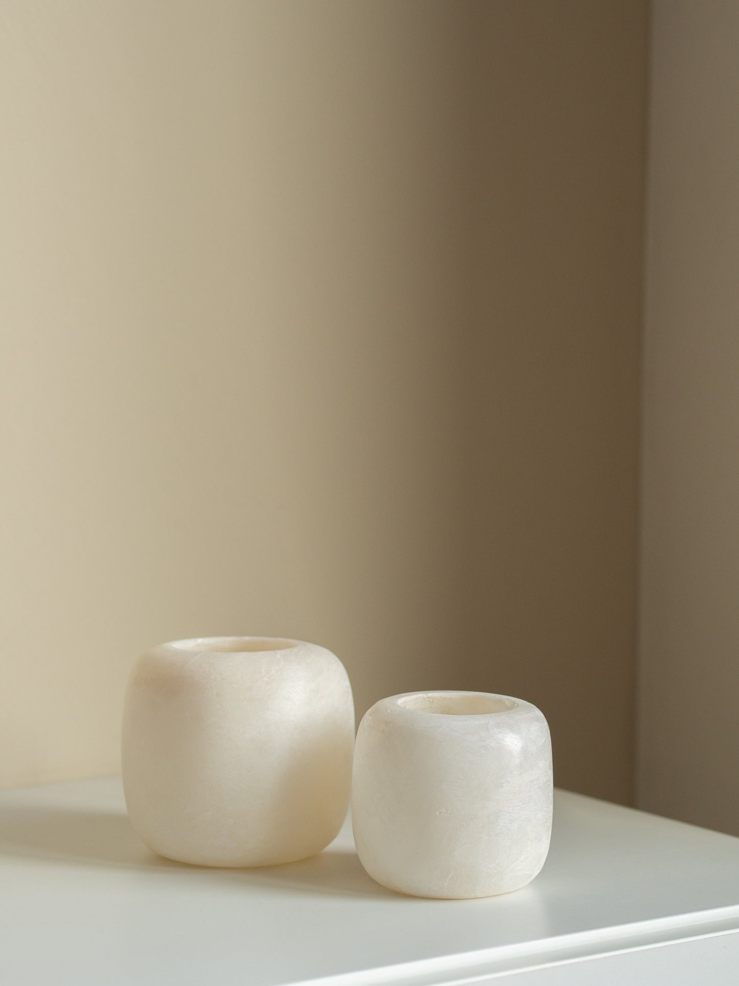 Alabasters | Waxinelichthouders