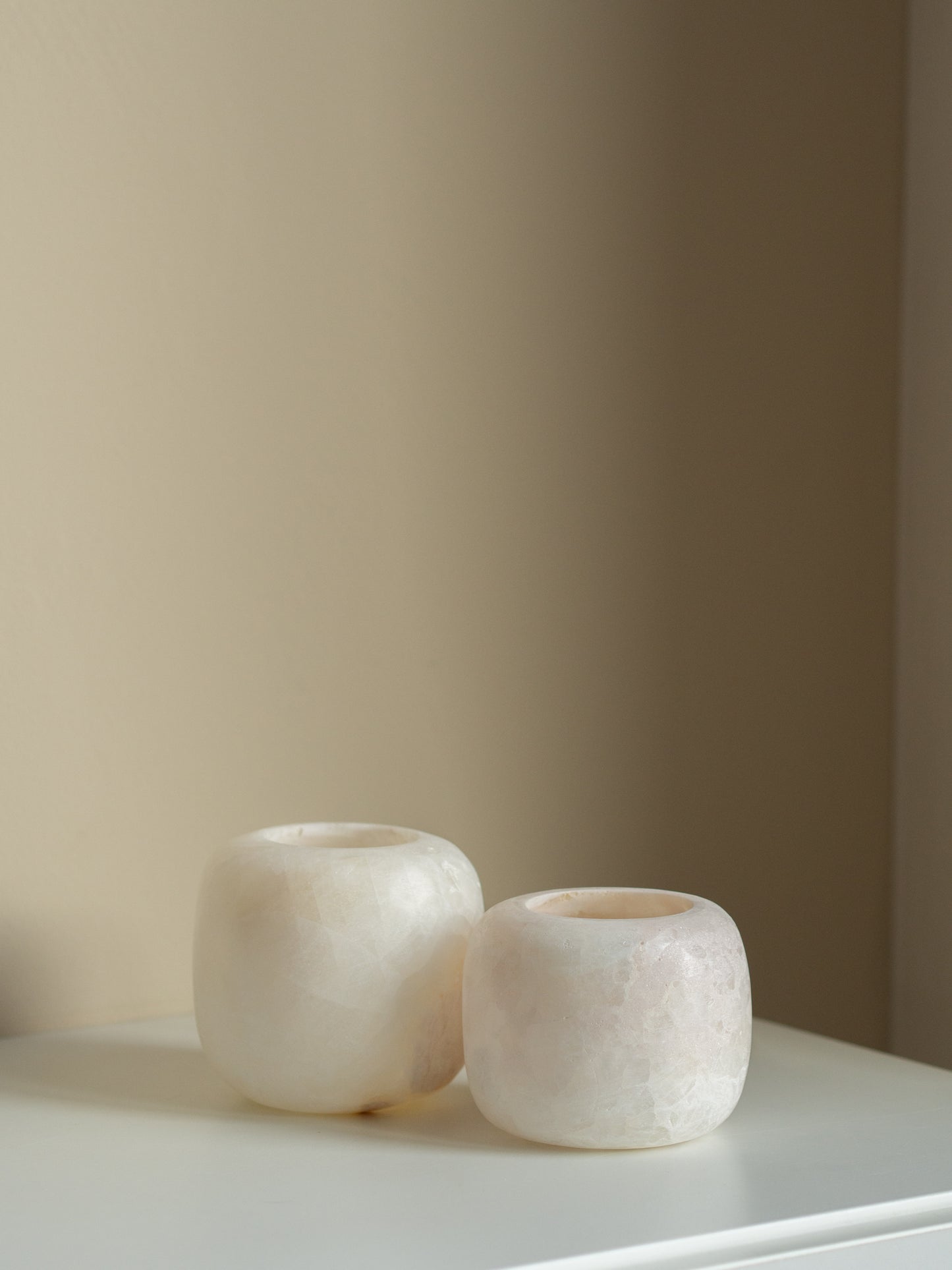 Alabasters | Waxinelichthouders