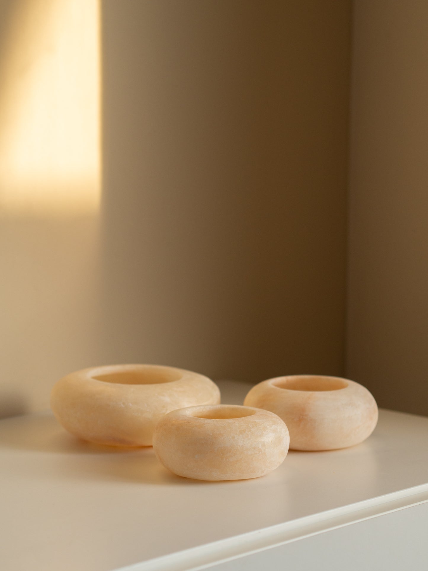 Alabasters | Waxinelichthouders