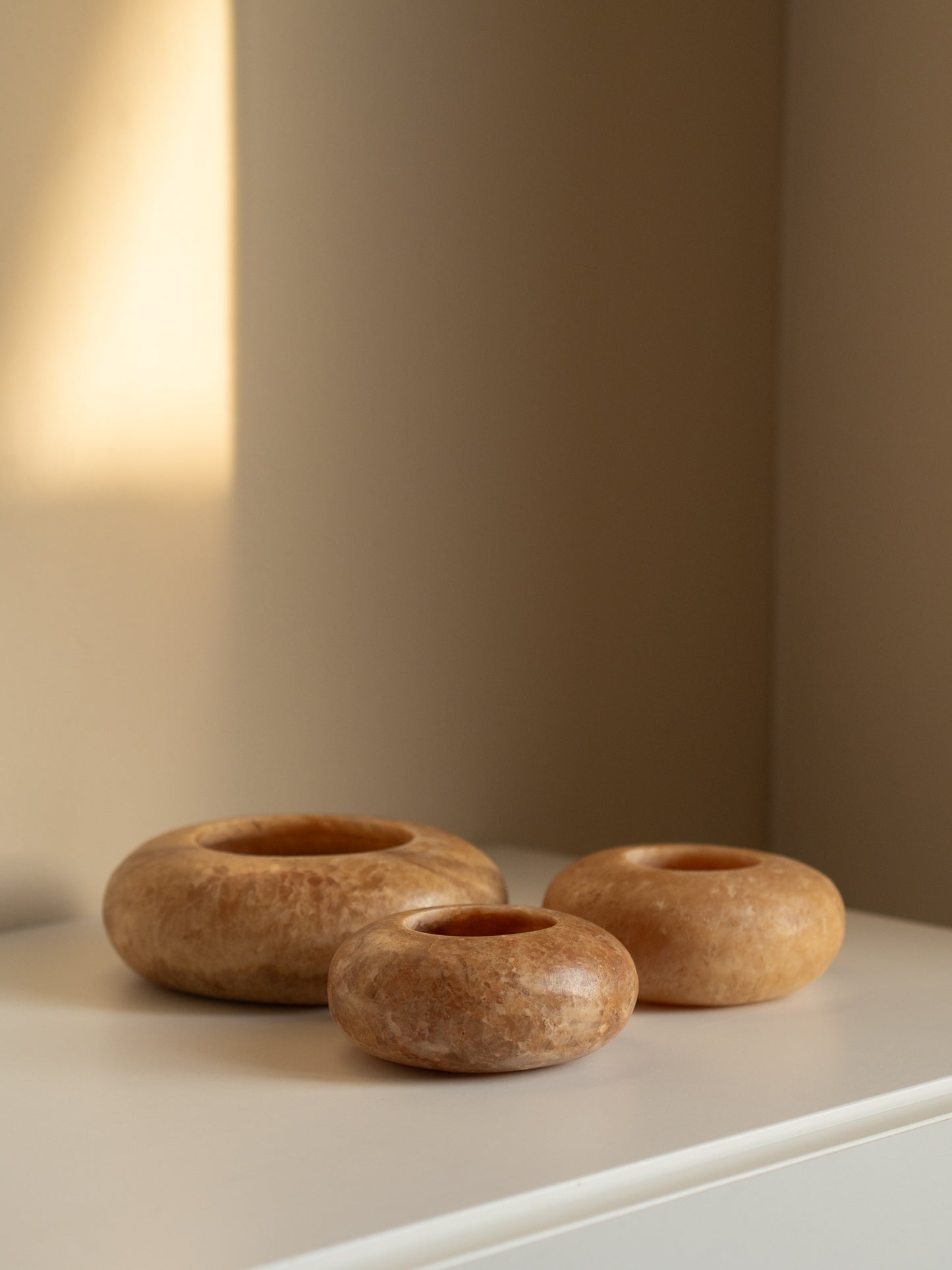 Alabasters | Waxinelichthouders