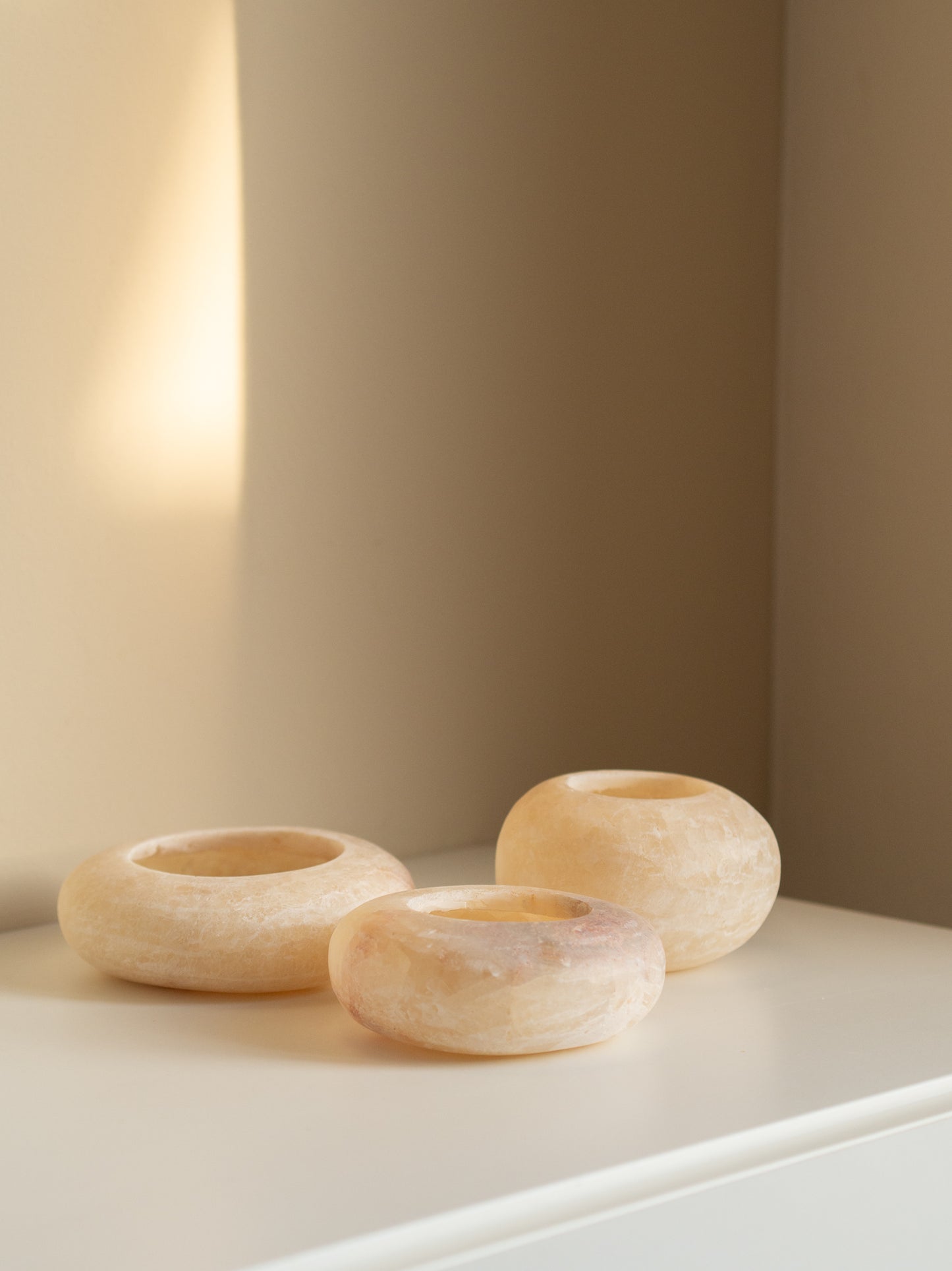 Alabasters | Waxinelichthouders