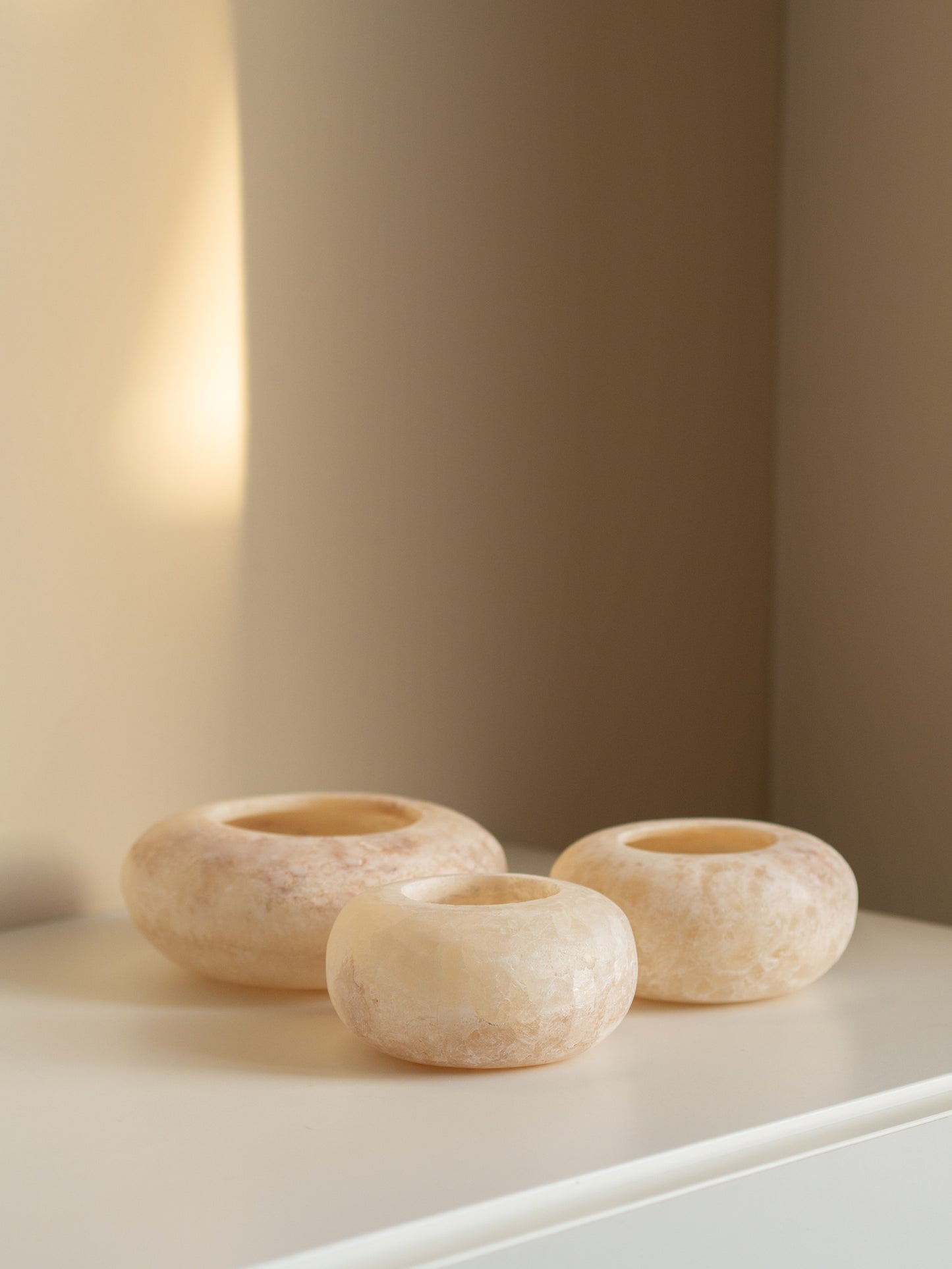 Alabasters | Waxinelichthouders