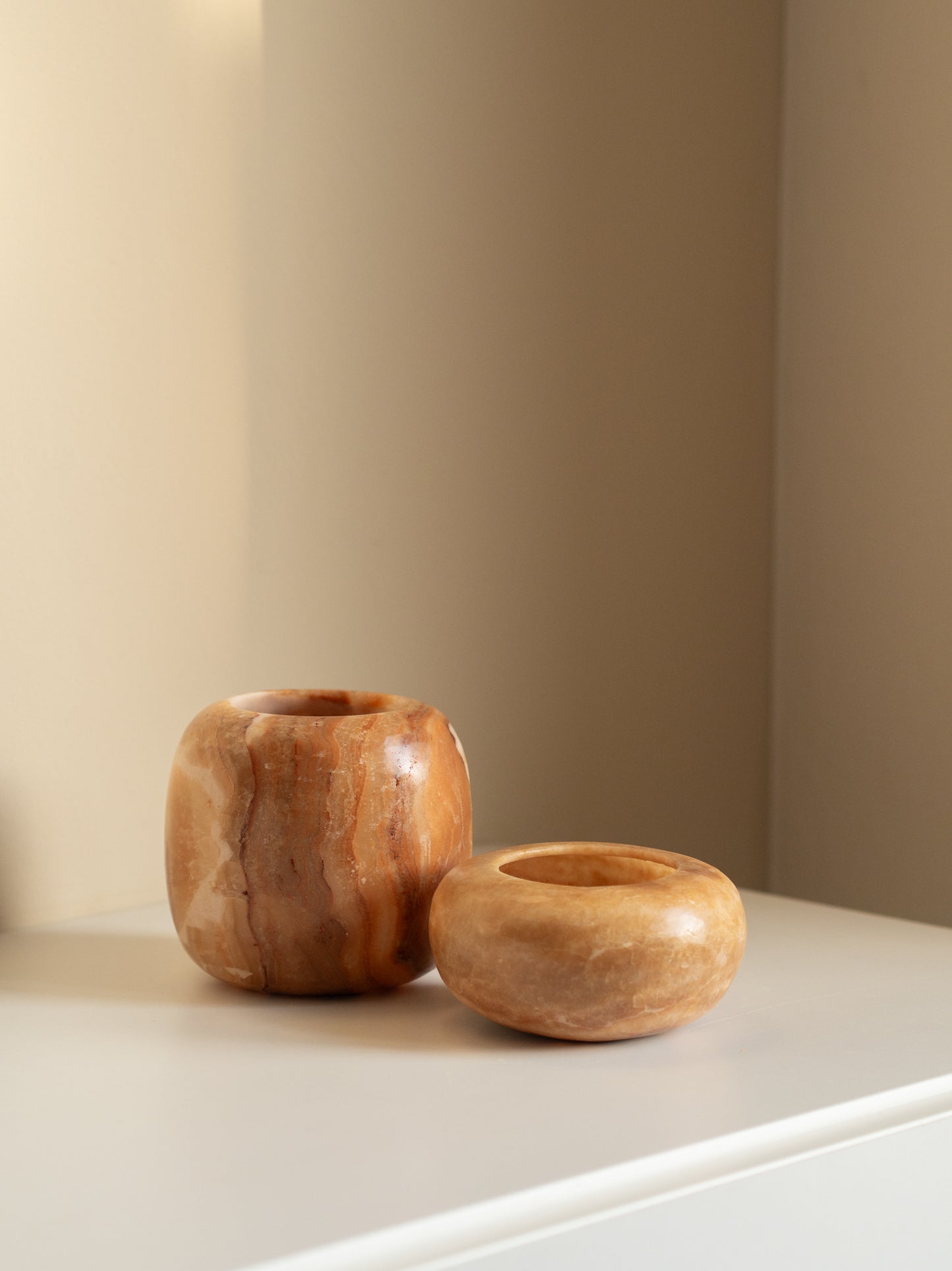 Alabasters | Waxinelichthouders