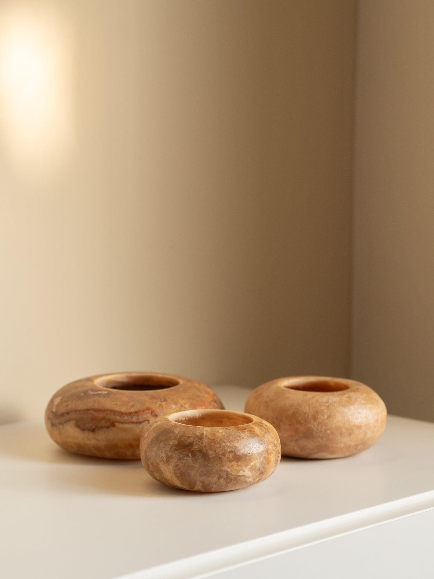 Alabasters | Waxinelichthouders