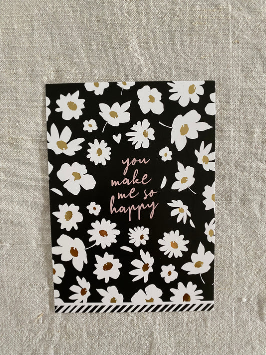 Kaartje | You make me so happy