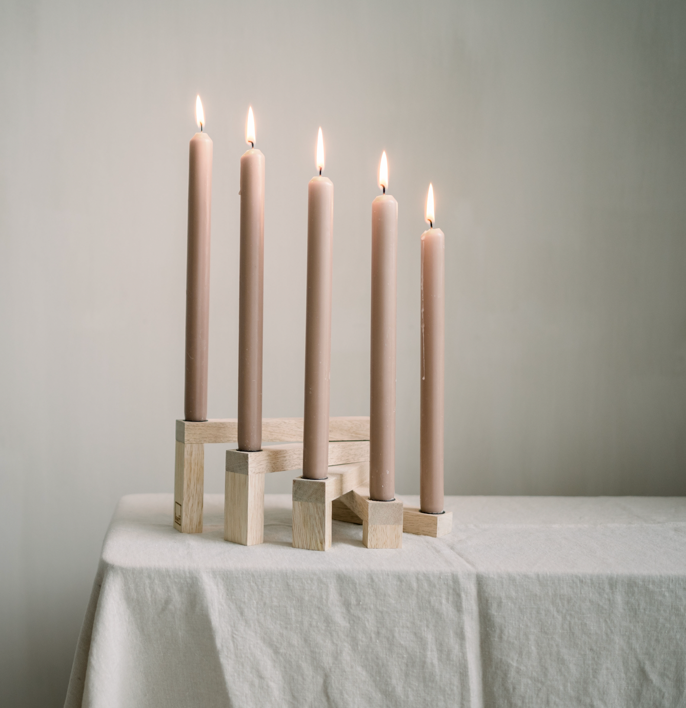 Kandelaar | Hout | Naturel
